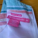 Krass&co Island  Linen Tank Dress Summer Travel Pastel color striped, Size XS Photo 4