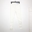 Nordstrom Abound High Rise Skinny Jeans White Denim Size 24 Photo 4