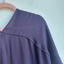 Vince  100% Silk Bordeaux Red Dolman Relaxed Oversize Career Blouse Size Medium Photo 6