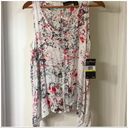 DKNY  Jeans Tank Top Floral Print Size Medium Photo 1