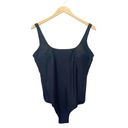 Lululemon  Waterside Square-Neck One Piece Black Swimsuit Athletic Size 6 | Small Photo 1