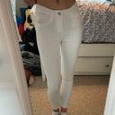 Guess White Mid-rise Jeans Photo 0