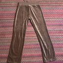 BCBGMAXAZRIA RETRO Y2K BROWN VELVET VELOUR TRACK PANTS Photo 5