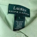 Lauren Ralph Lauren | Green 100% Cotton Sleeveless Polo Shirt Tank Top L Size L Photo 2