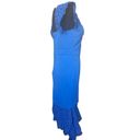 None Royal Blue Sleeveless Dress with Lace to shoulders and base of dress *Never Worn Photo 1