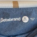 Betabrand  Pants Heathered Blue Travel Pull On Yoga Workout Pants Sz XLP EUC Photo 3