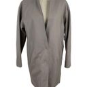 Rag and Bone New  Clifton Virgin Wool Snap Coat Jacket Light Grey Size 4 Career Job Photo 1