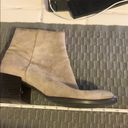 Sam Edelman  Suede Ankle Boots Tan Joey Booties 6 1/2 Neutral Boho Minimalist Photo 14