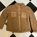 ONIA NWT  Sherpa Camel Light Brown Tan Oversized Jacket Nylon Furry Gorpcore XL Photo 5