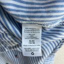 Time And Tru Blue & White Striped Button Up Photo 5