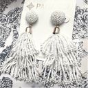 Revolve NWT Panacea White Beaded Earrings  Photo 1