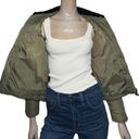 UGG  Women’s Size XS Green Down & Feather Shearling Neck Puffer Jacket Coat Photo 6