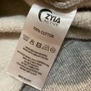 Zyia  Mountain Patch Sweatshirt Size Large Gray Crewneck Athletic Athleisure Photo 13