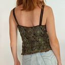 Cynthia Steffe Y2K  Green Crochet Knit Tank Top Photo 2