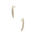 Ettika  Crescent Moon Earrings Gold Womens Size OS Photo 2