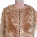 Chelsea28  Faux Fur Jacket in Pink Size Medium NWT Photo 5