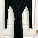 Banana Republic Gemma Wrap Dress Black Size XS Photo 1