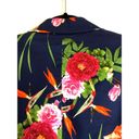 Modcloth  Birds of Paradise Floral Blazer, Navy and Multicolor, Size Small Photo 8