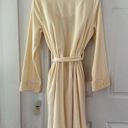 Lauren Ralph Lauren Cream Vanilla Luxury Embrodiered Crest Pocket NWT Robe Small Photo 7