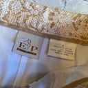 ep pro E.P. Pro Skort Tennis Golf Shorts Skirt Gold Snakeskin Print Size 6 Photo 6