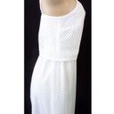 The Loft "" WHITE EYELET OVERLAY TOP CAREER CASUAL DRESS SIZE: 2 NWT $80 Photo 6