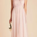 Birdy Grey NWT  Christina Convertible Vintage Blush Pink Tulle Maxi Dress Photo 7