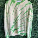 Proenza Schouler  White Label Women’s Green/Yellow Tie/Dyed Long Sleeve Crewneck Photo 8