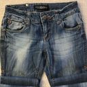 Cello  JEANS DISTRESSED BLUE BOOT CUT JEANS SIZE 1 Photo 1