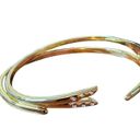 NEW Michelle Campbell Rachel Zoe Gold Tone Talon Faux Jewel Beach Set Bracelet Photo 1