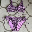 Cabana Del Sol  purple black cheetah print bikini Photo 0