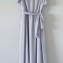 Ceremony by Joanna August Formal Dress Silver Gray Size M Photo 0