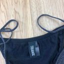 Triangl Este Mana Lurex Shimmer Sparkle Side Tie Bikini Swimsuit Bottom Black-XS Photo 5