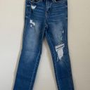 Vervet Flying monkey high rise slim straight distressed cuffed denim jeans Photo 1