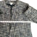 Chico's  Tweed Blazer Jacket Frayed Edges Textured Chic Office Wear Photo 7