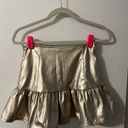 idem Ditto Gold Mini Skirt Photo 3