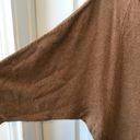 BCBGMAXAZRIA BCBGMaxAzaria Tunic Sweater Tan/ Light Brown Short Sleeve Knit Sz M w/ Pockets Photo 3