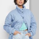 Target Light Blue Trendy Quilt Jacket Photo 1