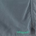 Patagonia  Green Blue Colorblock Meridian Board Swim Shorts Women's Size 8 Photo 2