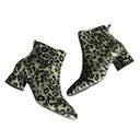 Jack Rogers  booties cow fur cheetah print 6 1/2 Medium heeled Photo 0