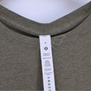 Lululemon  Love Crew Neck Tee III Short Sleeve in Dark Olive Green Women's 4 Photo 5