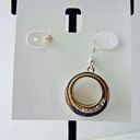 Charter Club MIX IT UP!  Gold Tone Crystal Circle Drop & Crystal Stud Earrings Photo 1