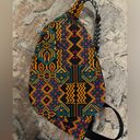 KAVU  Aztec Tribal Crossbody Sling Backpack medium size Orange/Pink/Teal Photo 3