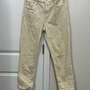 J Brand  Cream Ruby High Rise Crop Jeans Size 29 US $228 Photo 1