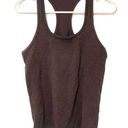 Lululemon  Women's Size 8 Dark Grey Swiftly Tech Racerback Athletic Tank Photo 0