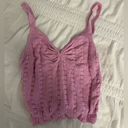 Urban Outfitters  Medium Pink Checkered Crop top Photo 0