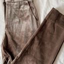 Romeo + Juliet Couture Dusty Gray/Brown Velvet Pants Photo 0