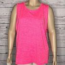 Ideology  NWT Plus Size 3X Neon Pink Cut-Out Keyhole Tank Top Photo 0