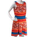 Tracy Reese Plenty Dresses  Women Size 10 Sasha Floral N Stripes Dress Multicolor Photo 8