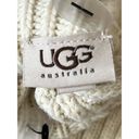 UGG  Wool Blend Fingerless Knit Gloves Mittens Cream Womens One Size NEW Photo 3