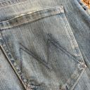 MOTHER Denim  The Roller Crop Snippet Fray in Well Played Size 26 Photo 7